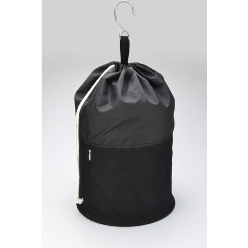 TRUSCO Electrician's Bucket 300 x 350 with Drawstring Lid and Large S-Hook, Black, TADB-300KF, 1 pc