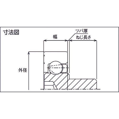 TOK 樹脂ベアリング DR−B−JH DR-24-B0.5-JH 1 個