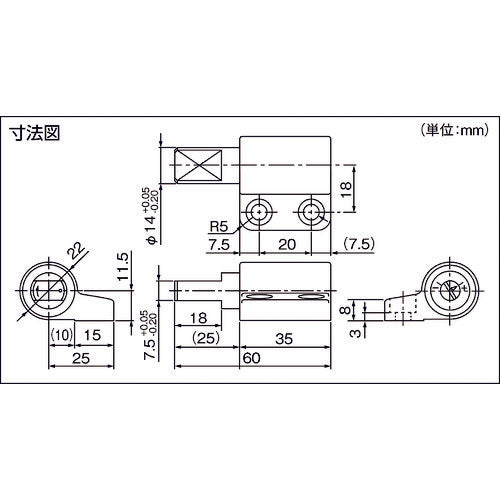 TOK ロータリーダンパ TD27/TD28 TD28B1-10K/20K 1 個