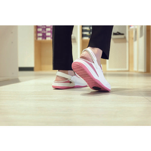 SAFETY J OXYPAS IRIS ストラップサンダル ライトピンク 24.0CM IRIS.FUX.240 1 足