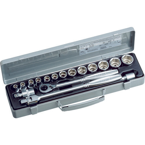 TONE ソケットレンチセット 差込角12.7mm 17点セット 6角(8mm〜) 750MS 1S