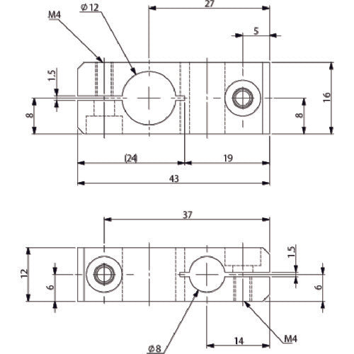 아인츠 크로스 커넥터·φ12φ8 N01861-201 1개