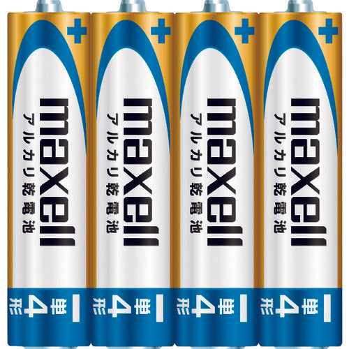 マクセル アルカリ乾電池単4(4個入り) LR03(GD)4P 1PK