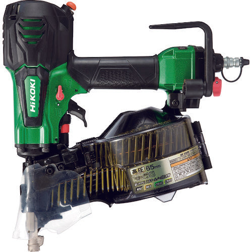 HiKOKI 【売切廃番】高圧ロール釘打機65mm メタリックグリーン NV65HR-SL 1台