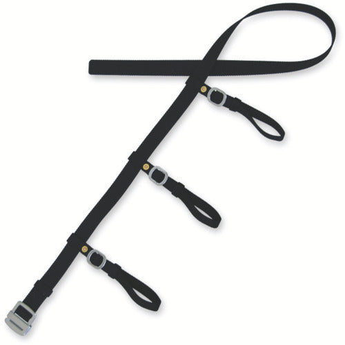 TSUYORON Auxiliary Belt for Pole Safety Belts, Auxiliary Belt for Safety Belts, T-565, Black, Medium Size, T-565-BLK-BP, 1 Piece