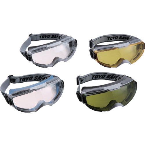 トーヨーセフティ ハイパーゴーグル ブルー クリア(ゴグル型) NO.1390-BU 1個