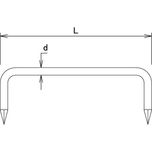 DAIDОHANT ユニクロ カスガイ 6X120 00030016 1箱