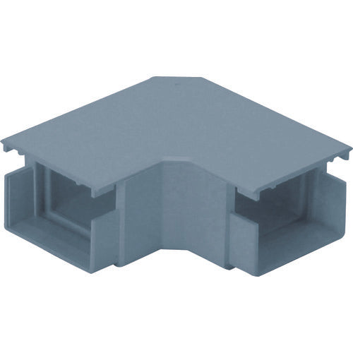 マサル エムケーダクト付属品 平面マガリ 0号 グレー MDM101 1個