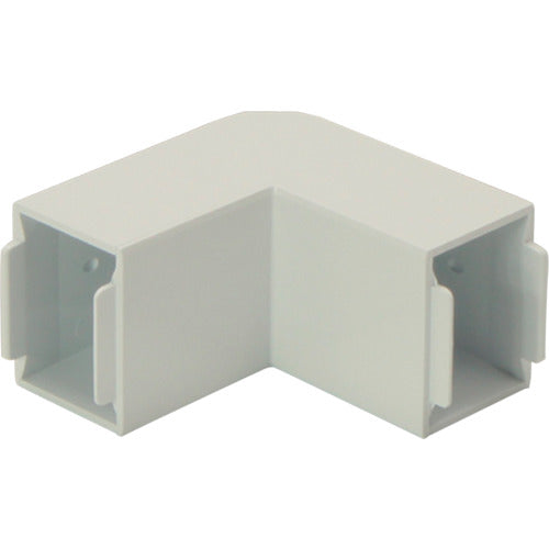 マサル エムケーダクト付属品 内外マガリ 2号 ミルキーホワイト MDK123 1個