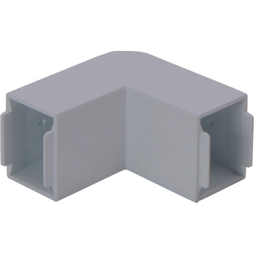 マサル エムケーダクト付属品 内外マガリ 4号 グレー MDK141 1個