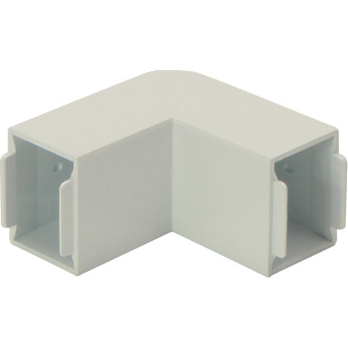 マサル エムケーダクト付属品 内外マガリ 3号 ミルキーホワイト MDK133 1個