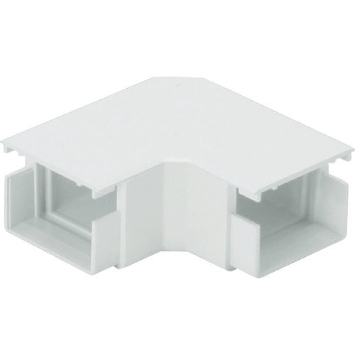 マサル エムケーダクト付属品 平面マガリ 0号 ミルキーホワイト MDM103 1個