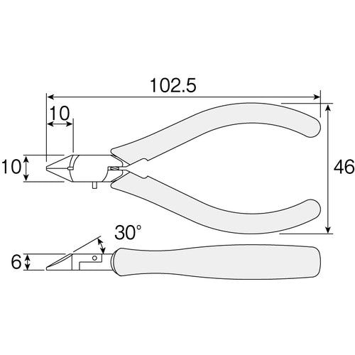 HOZAN 미니어처 니퍼 103mm N-31 1초