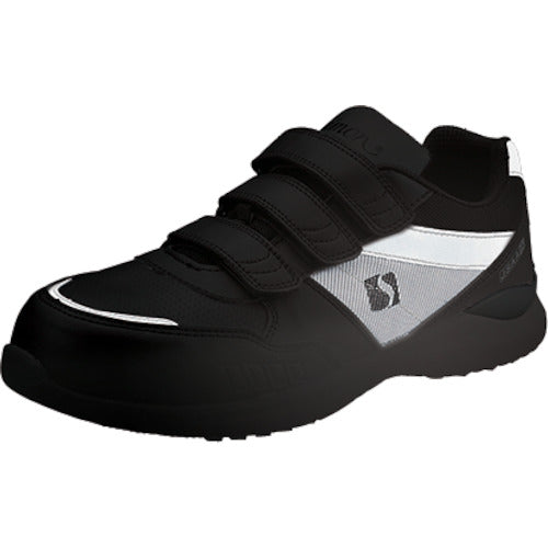 Simon lightweight anti-slip professional sneakers KL518 black/silver 26.5cm KL518BK/SI-26.5 1 pair