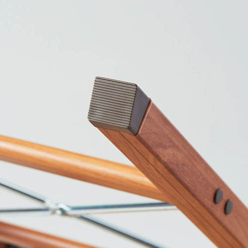 TENMA 踏台 ウッディースリムステップ2段 ブラウン 811000517 1台