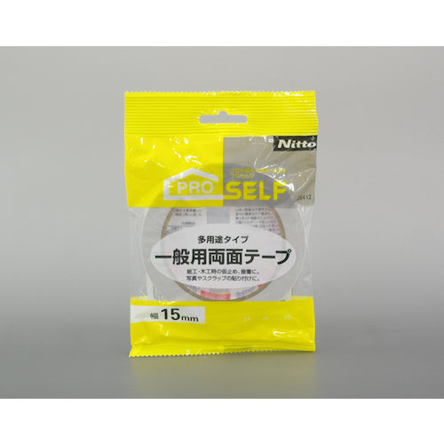 Nitto General Double-Sided Tape 15x20 J0412 1 Roll