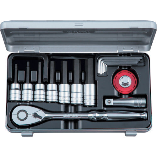 KTC 12.7 sq. Hexagon Bit Socket Wrench Set TBT415HX 1 S