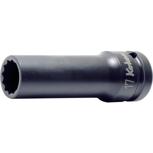 Ko-ken 12.7mm Insert Impact 12-Point Deep Socket (Thin Wall) 24mm 14306M-24 1pc