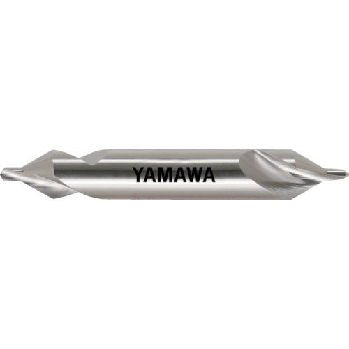 Yamawa Strong Twist Groove A-Type 60° Center Hole Drill Old JIS Type 1 CE-S(I) 3X60°X10 CE-SJ1-3 1 Piece