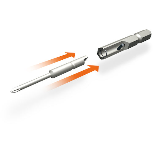 VESSEL Bit Holder No. HD-71x45 (for half-moon bits) HD-71-45 1 piece