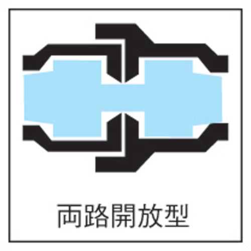 Nitto Lever Lock Coupler (for female thread installation) Mating installation size: Rc 1 inch (03525) LF-8TPM-BR 1 piece