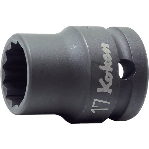 Ko-ken 12.7mm Insert Impact 12-Point Socket (Thin Wall) 13mm 14406M-13 1pc