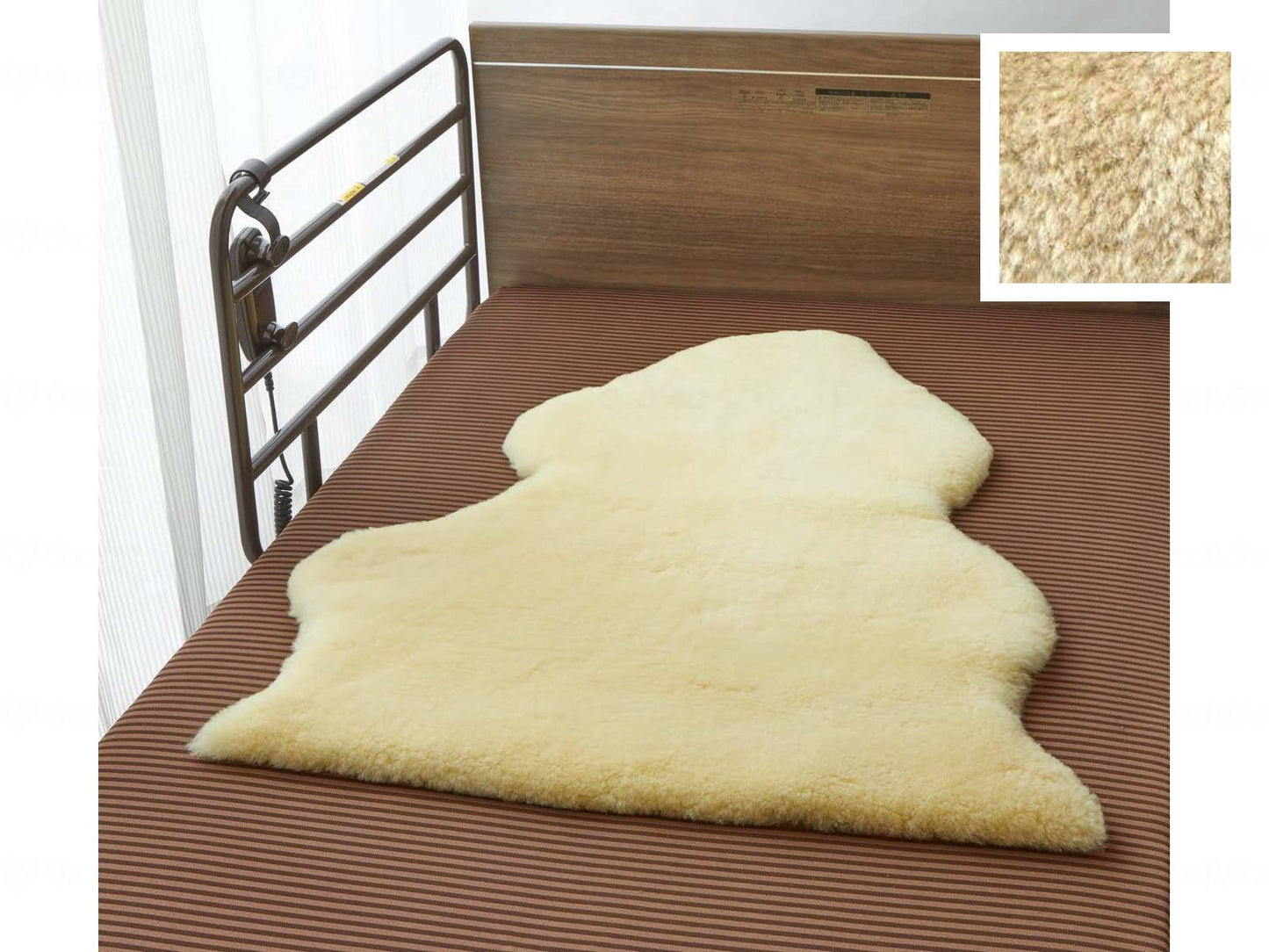 Daiei Bedsore Prevention Mouton Mattress, Mocha 90