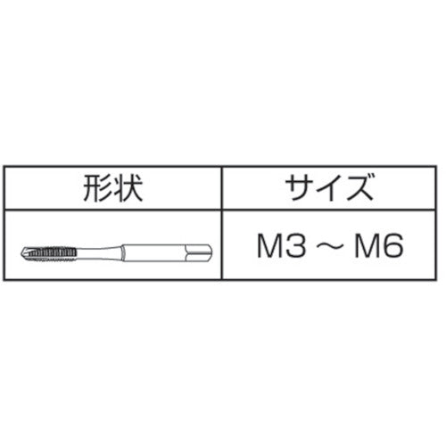 야마와 너트 탭 NT 2B M3X0.5 NT2-M3 1개