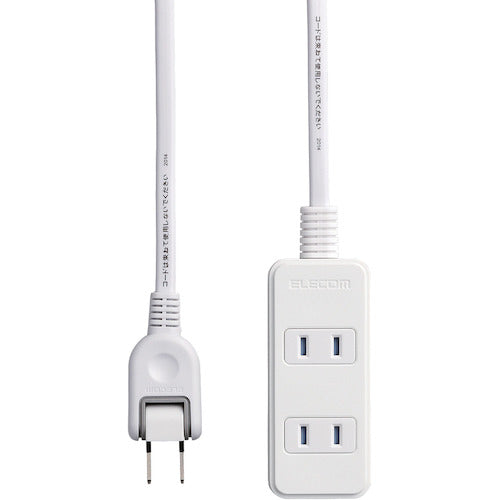 ELECOM Power Strip (Lightning Guard/Dust Shutter) 3 Outlets 5m White T-KST02-22350WH 1 pc