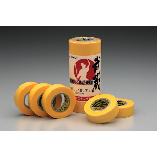 Kamoi Washi Masking Tape Musashi 12mm Width 10 Rolls MUSASHIJAN-12 1PK
