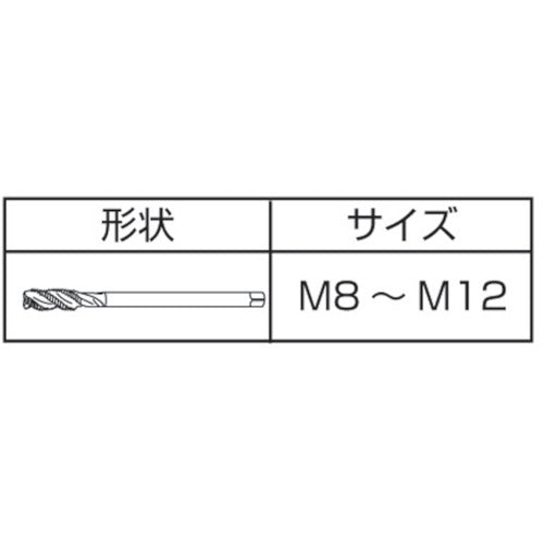 ヤマワ 高速用スパイラルタップ F−SP P3 M10X1.5 F-SP-M10 1 本