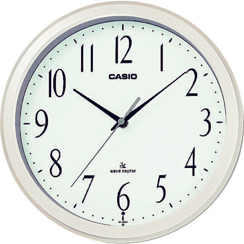 카시오 전파 시계 시계 직경 268mm 펄 화이트 IQ-1060J-7JF 1대