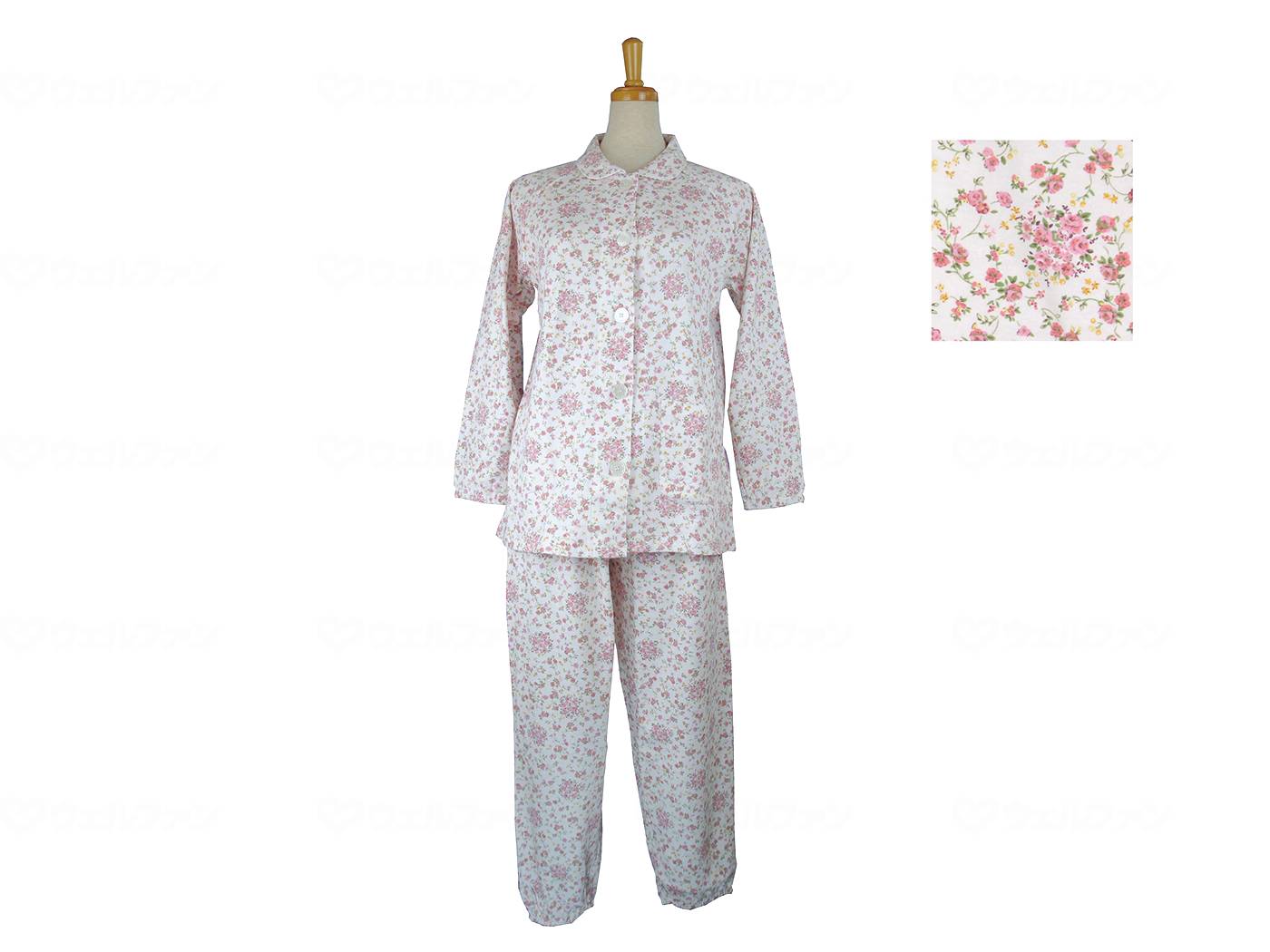 Hagoromo Cotton Industry Woman Relaxing Pajamas Pink L