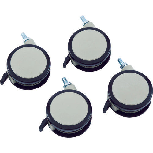 TRUSCO ピンナップスクリーン用 キャスターセット PNS-CS 1S