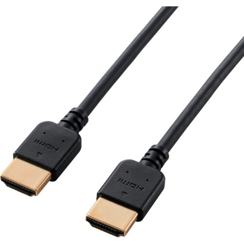 ELECOM HIGH SPEED HDMI Cable (Soft) 1.0m DH-HD14EY10BK 1 piece