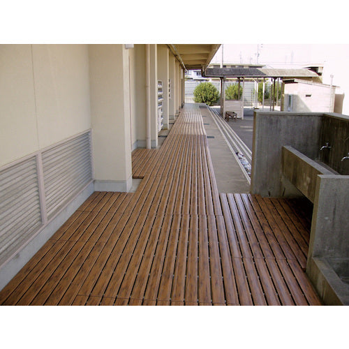 Teramoto Antibacterial Safety Slats (Customer Assembly Required) 600 x 1200 mm Wood-like MR-093-243-9 1 sheet