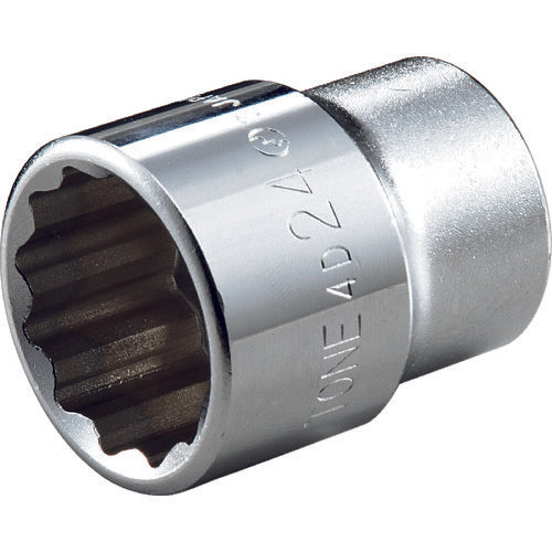 TONE ソケット(12角) 対辺寸法24mm 全長41mm 4D-24 1個
