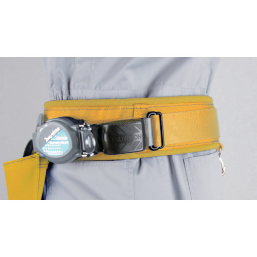 TSUYORON サポータベルト 幅100mm×長さ650mm 黄 AY-100-HD 1 本