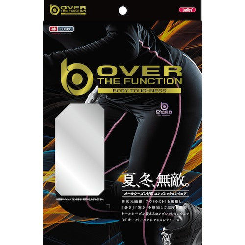 오타 후쿠 BT 아웃 라스트 롱 타이츠 레이디스 블랙 / 핑크 S JW-549-40-S 1 장