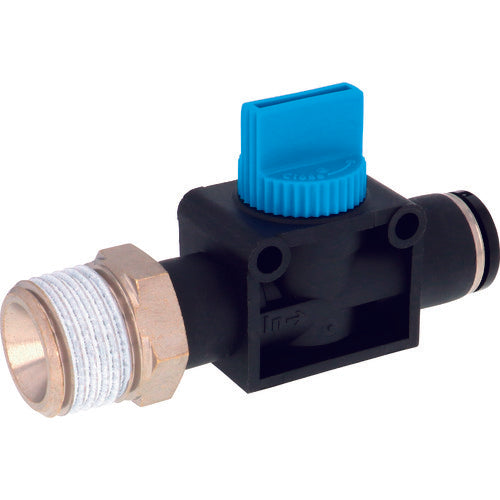 PISCO Hand Valve Straight B 3 Way Valve Tube R1/2 Output 10 HV04-10 1 pc