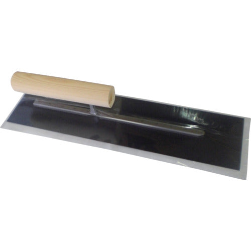 カネ三 油焼角鏝 元幅102×先幅102 コテ長さ360mm AKK-360 1 丁