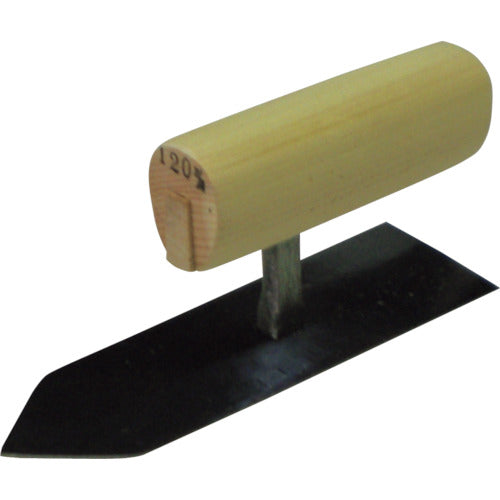 Kanesan Oil-burning Finishing Trowel, Base Width 38 x Tip Width 34, Trowel Length 120mm, ASK-120, 1 pc