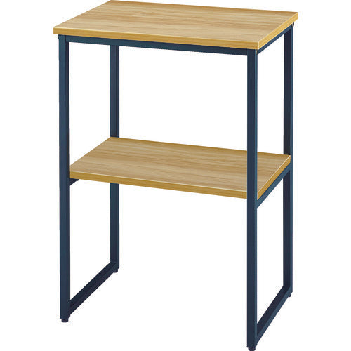 TRUSCO 電話台 500X350X730H 木天板+黒脚 TC5035NA-BK 1 台