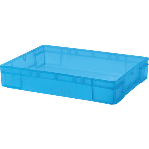 TRUSCO TTC2형 컨테이너 투명 블루 TTC-2-B 1개