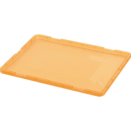 TRUSCO TTC-type container lid, transparent orange, TTC-F-OR, 1 piece