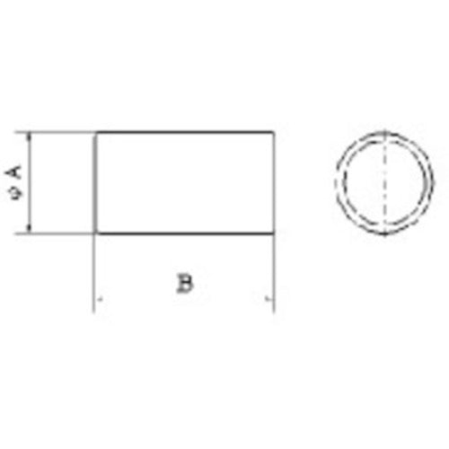 Fujitec Pipe Fitting Straight 25mm (with Screws) B-28452 1 pc