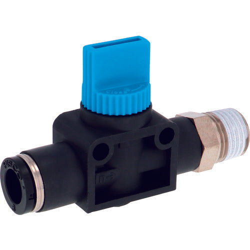 PISCO 핸드 밸브 스트레이트 A3 방향 밸브 튜브 8 출력 R1/4 HV8-02 1개