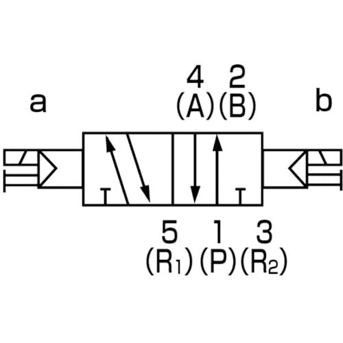 CKD 파일럿식 5포트 밸브 다이렉트 배관 4GA120R-C4-3 1개