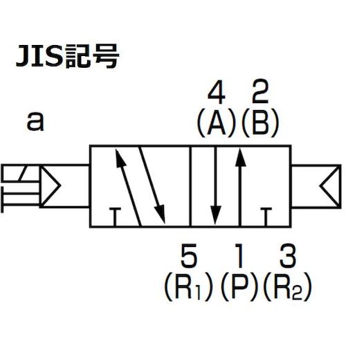 CKD 파일럿식 5포트 밸브 다이렉트 배관 4GA119R-C6-3 1개