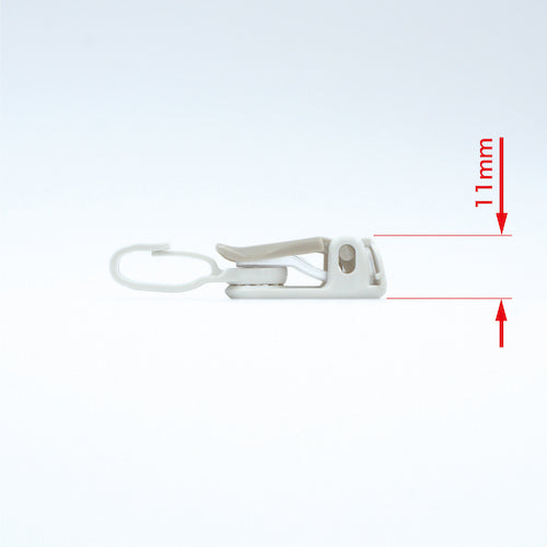 OP 명찰용 플라스틱 클립 재 (10개입) NX-14-GY 1봉